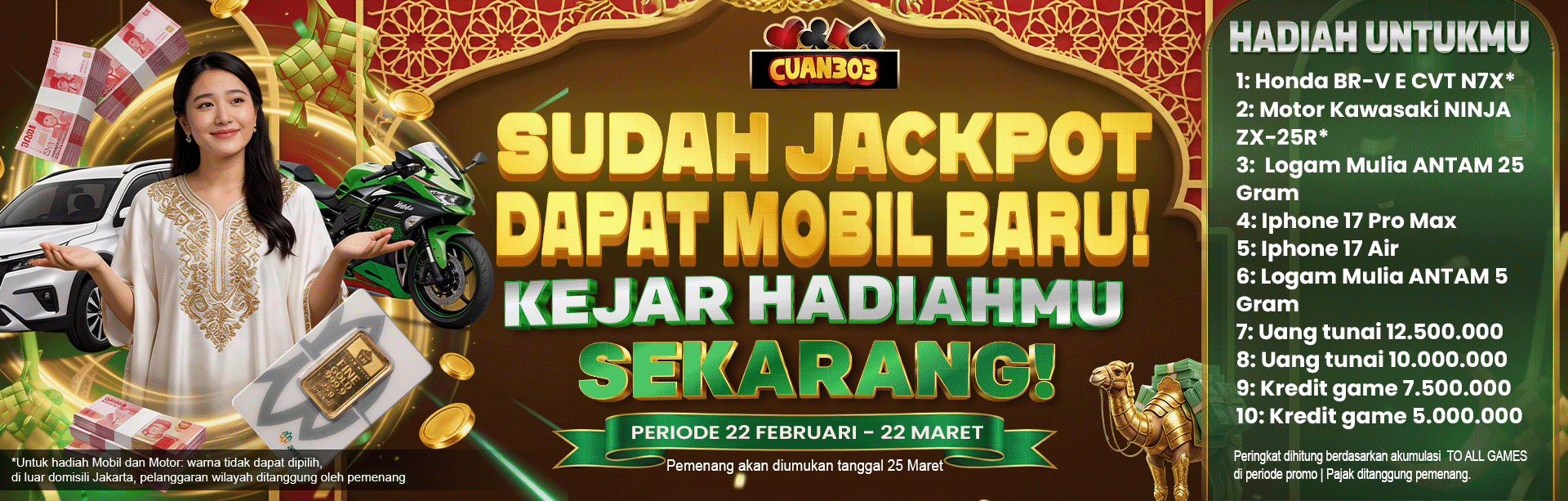 BONUS PANJAT TURNOVER