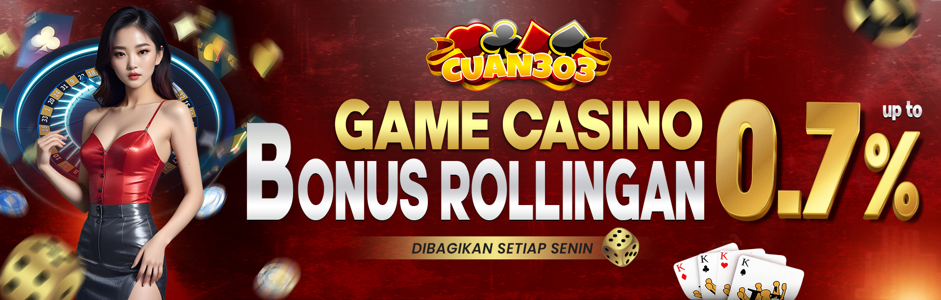 BONUS COMMISION ROLINGAN CASINO 0.7%
