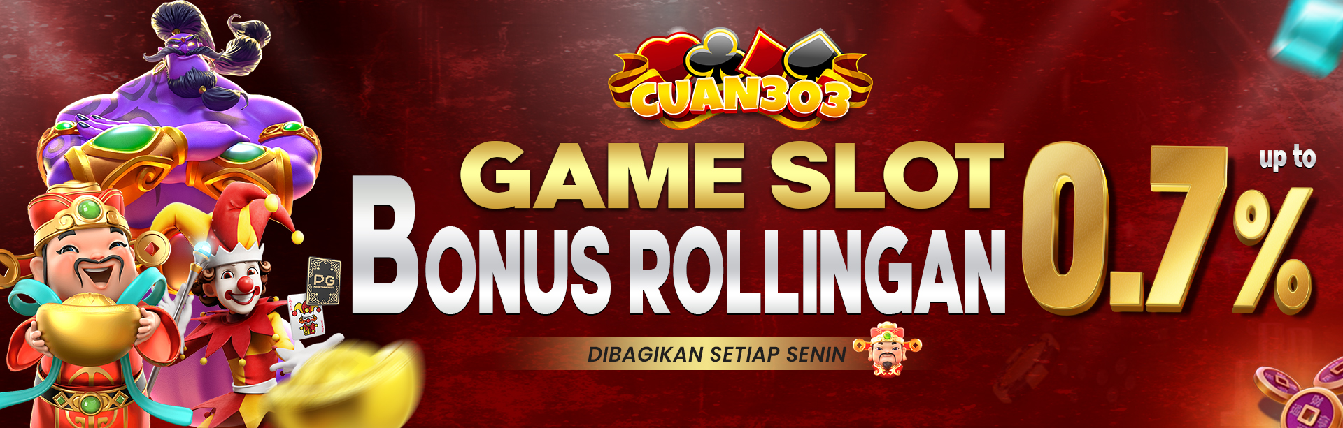 BONUS COMMISION ROLINGAN SLOT 0.7%