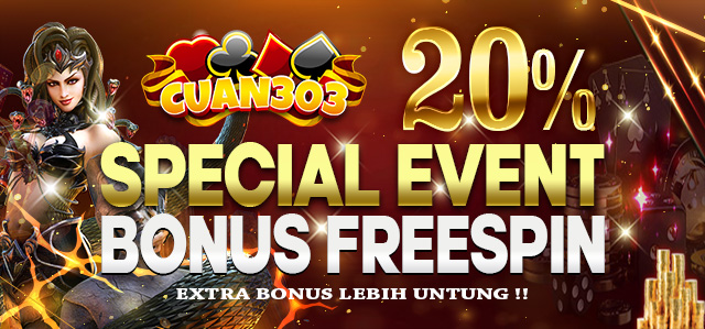 CUAN303 BONUS FREESPIN 20%	