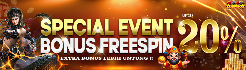 CUAN303 BONUS FREESPIN 20%