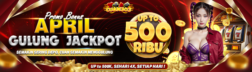 BONUS APRIL GULUNG JACKPOT 10%